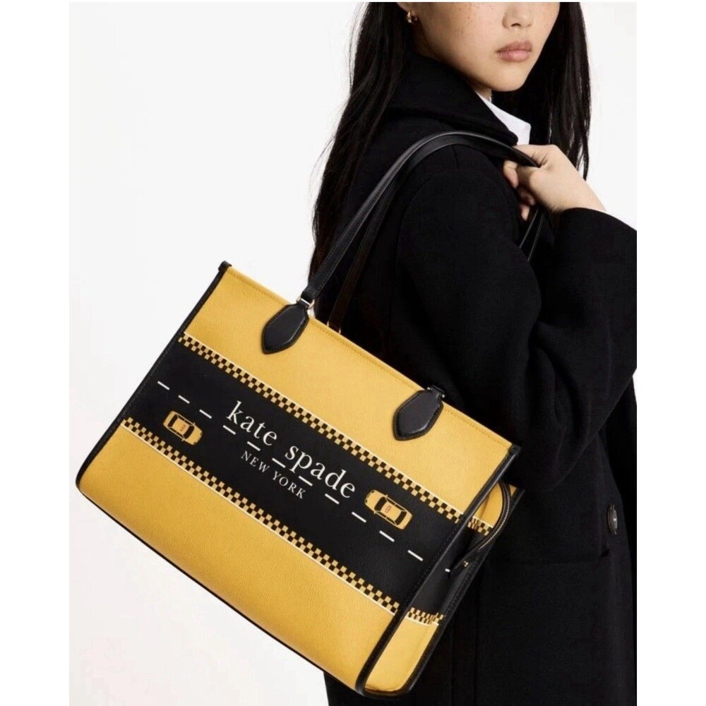 NWT Kate Spade New York Manhattan Taxi Large Market Tote Bag